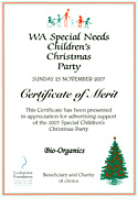 WA Special Needs Children's Christmas Party - Click to enlarge